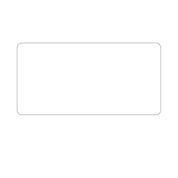 Nevs Intravenous Bag Label, Removable Thermal Transfer 2" x 4" White PTT-24R - main